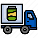 softdrink, truck, delivery, shipping