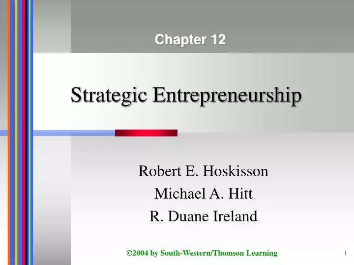 strategic entrepreneurship