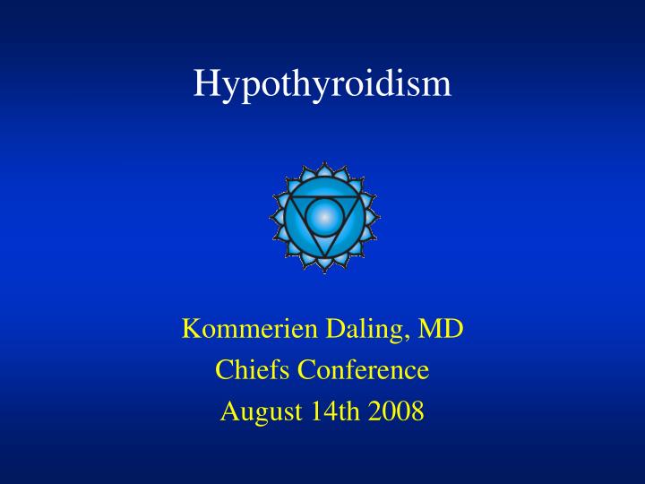 hypothyroidism