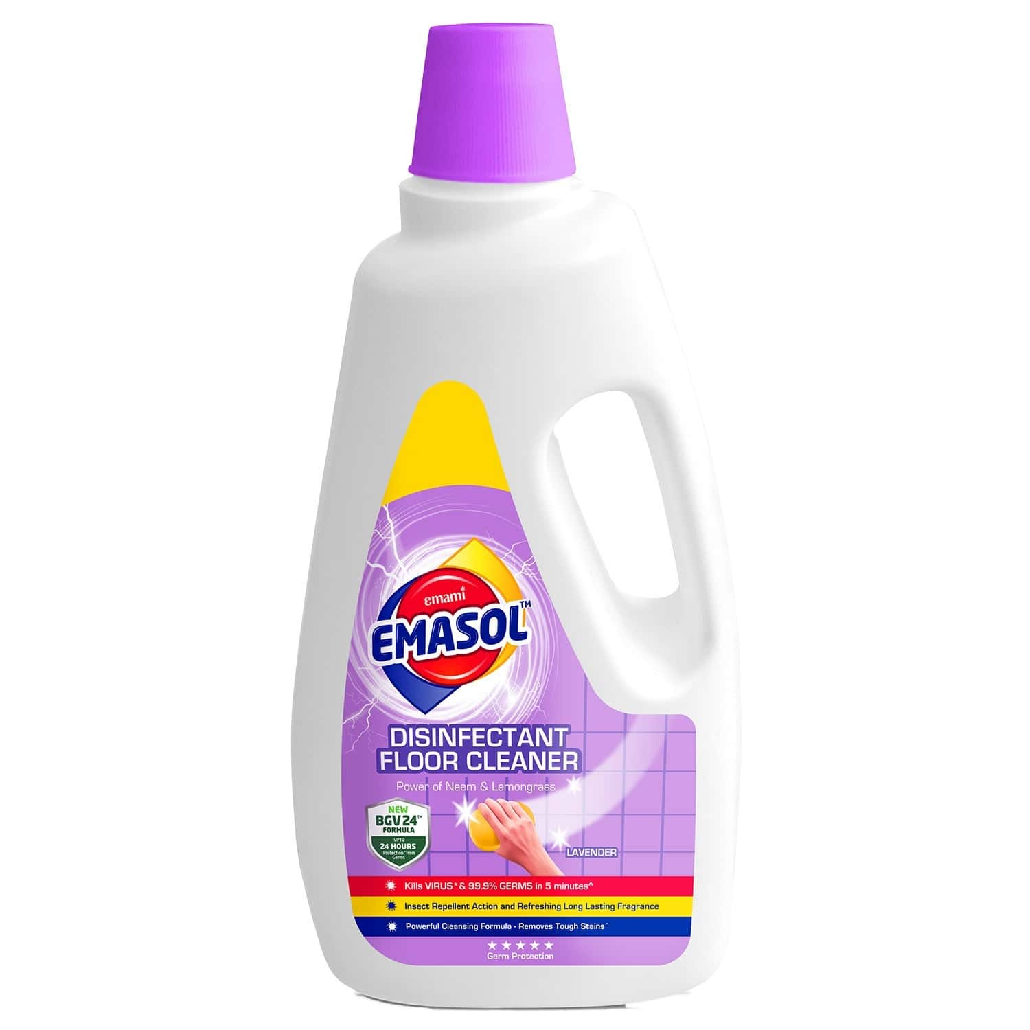 Buy Emami Emasol Disinfectant Floor Cleaner Lavender - 975 Ml Online ...