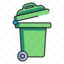 bin, disposal, garbage