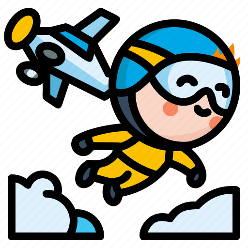 Extreme, parachute, skydiving, sport icon - Download on Iconfinder