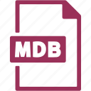 file, format, mdb, document, extension