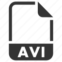 avi, document, extension, file, format