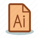 adobe, file, illustrator