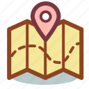 location, map, pin