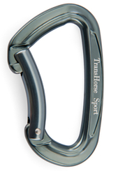 Aluminium Karabiner (Farbe: caviar black)