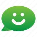 chat, emoji, smile