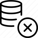 database, remove, delete, storage