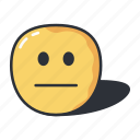 emoji, neutral, emoticon, emoticons, sad