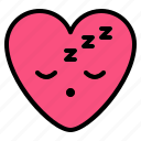 calm, closed, emoji, sleepy