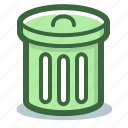 bin, can, garbage, remove, trash