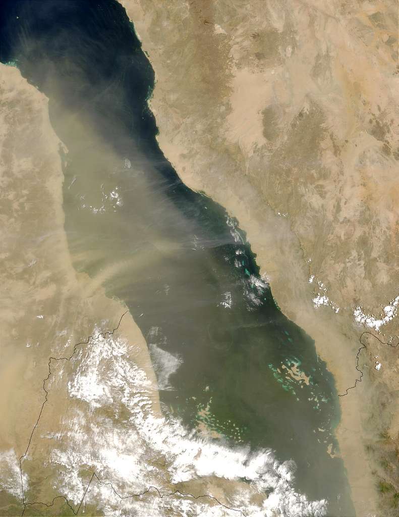 Dust Blowing over the Red Sea: Natural Hazards - NARA & DVIDS Public ...