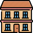 apartment, building, estate, home, house, property, real