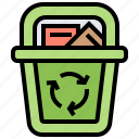 bin, garbage, recycle, reused, waste