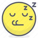 emoji, emotion, face, sleep, smile