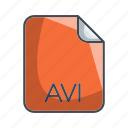 avi, video file format, extension, file