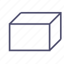 box, cube, figure, geometry, parallelepiped, rectangle, square