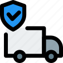 truck, shield, shipping, delivery