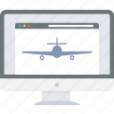 landing, page, aeroplane, design, layout, website