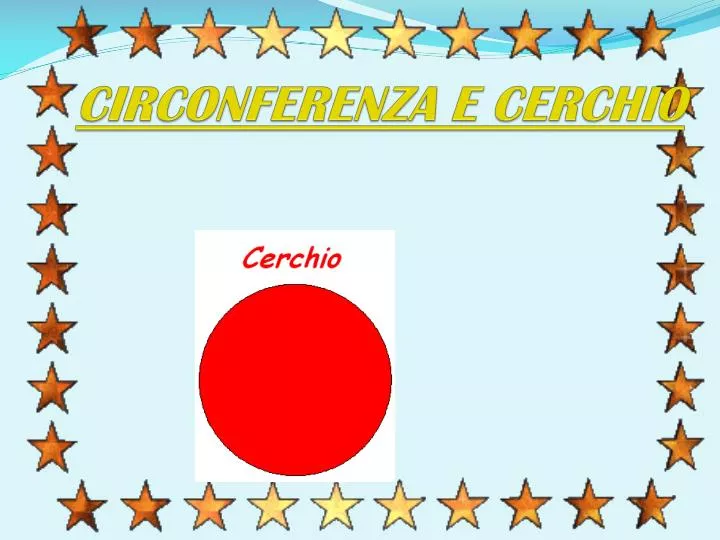 circonferenza e cerchio