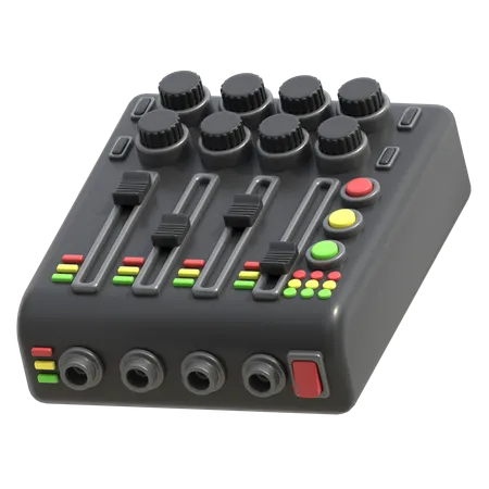 Audio Mixer  3D Icon