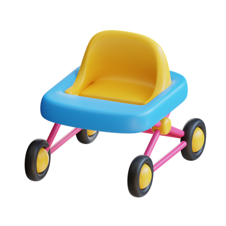 Baby Walker  3D Icon