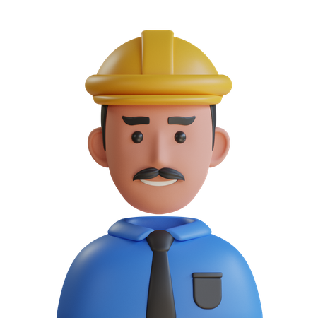 Builder  3D Icon