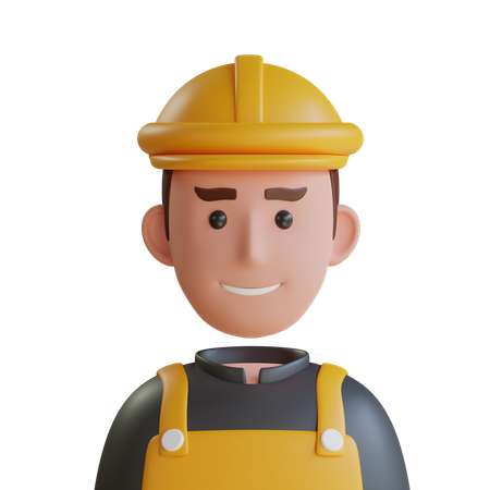 Builder  3D Icon