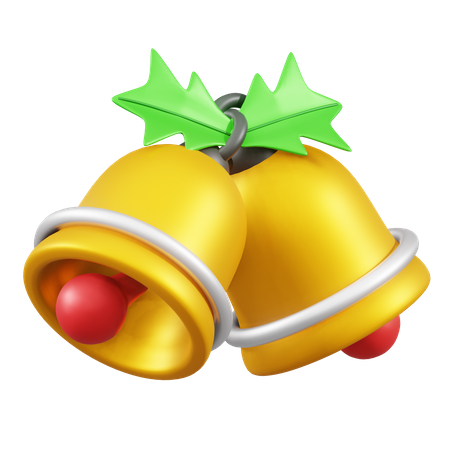 Christmas Bells  3D Illustration