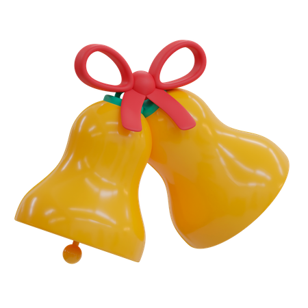 Christmas Bells  3D Illustration