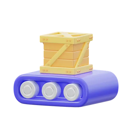 Conveyor Belt  3D Icon