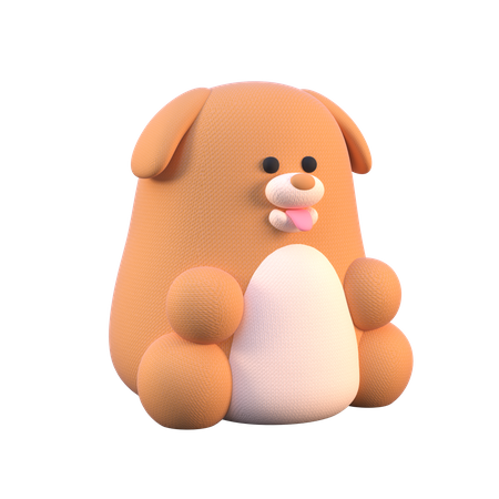 Dog  3D Illustration