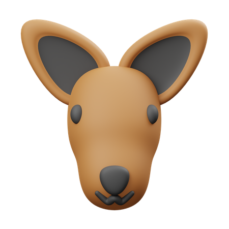 Kangaroo  3D Illustration