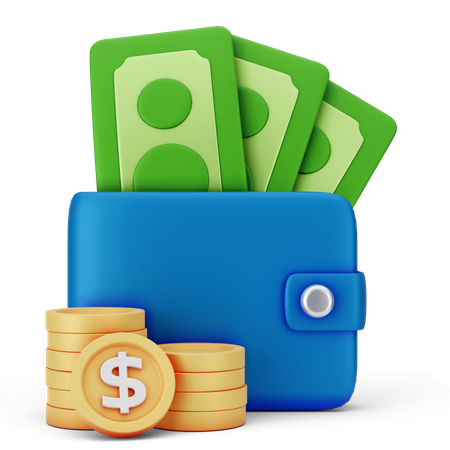 Money Wallet  3D Icon