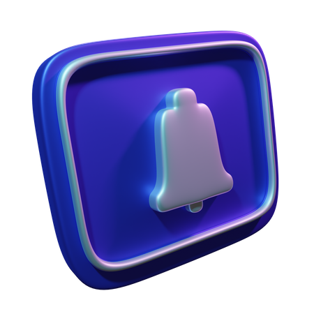 Notification Bell  3D Icon