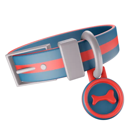 Pet belt  3D Illustration