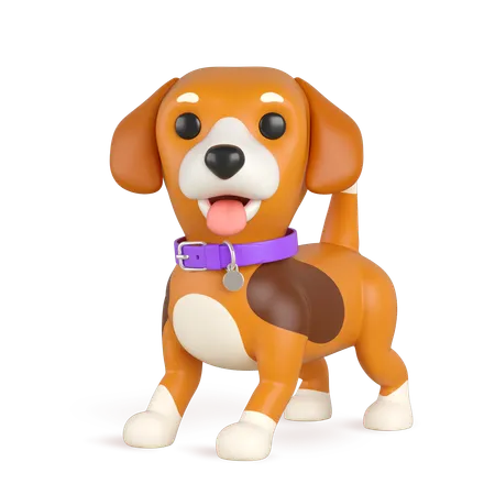 Puppy  3D Icon