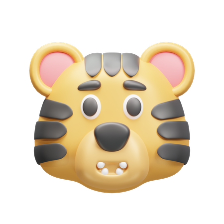 Tiger Animoji  3D Icon