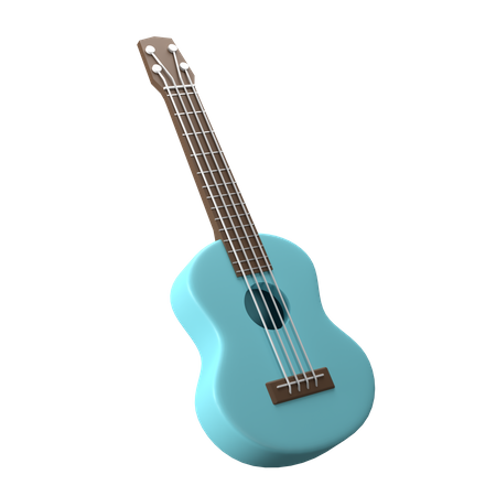 Ukulele  3D Icon