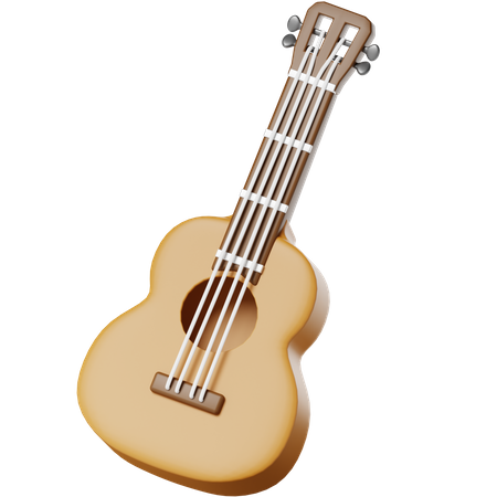 Ukulele  3D Icon