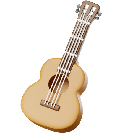 Ukulele  3D Icon