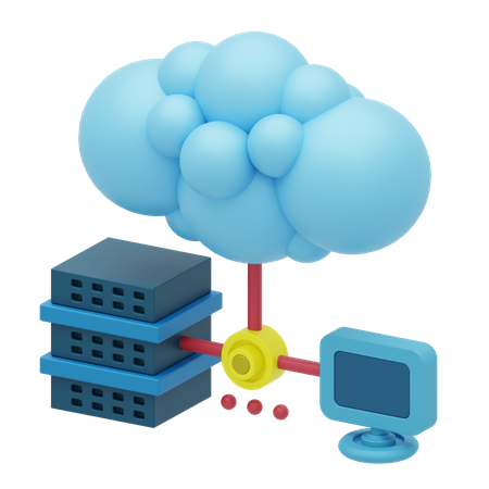 Web Hosting  3D Icon