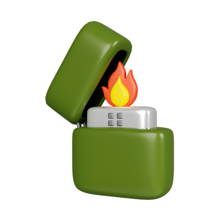 Zippo Lighter  3D Icon