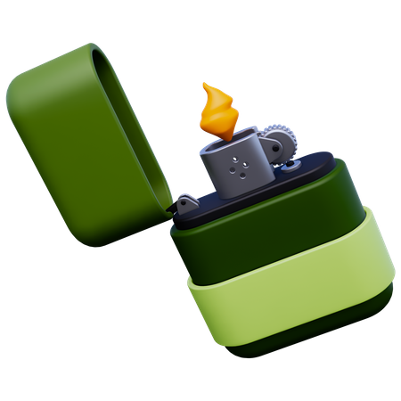 Zippo Lighter  3D Icon