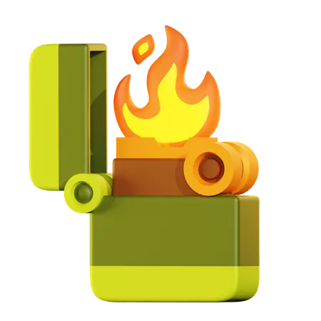 Zippo Lighter  3D Icon