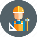 architect, civil engineer, construction, contractor, foreman, professional, worker