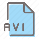 avi, file, format, document, extension