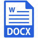 document, extension, file, format, docx