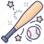 baseball, bat, sports 